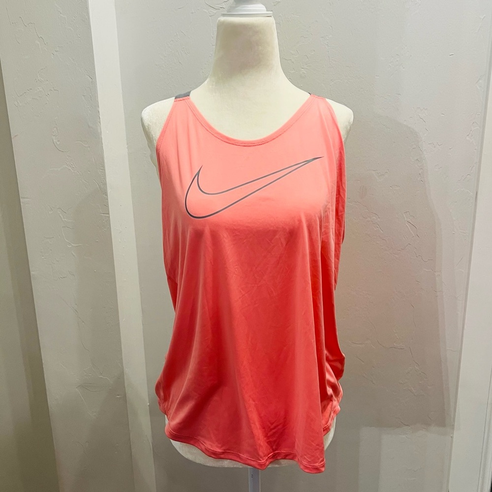 NIKE Dri-Fit Women's Icon Clash Training Tank Top Peach- Size L